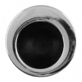 FT Kulaté madélko do čela posuvných dveří - Chrom lesklý