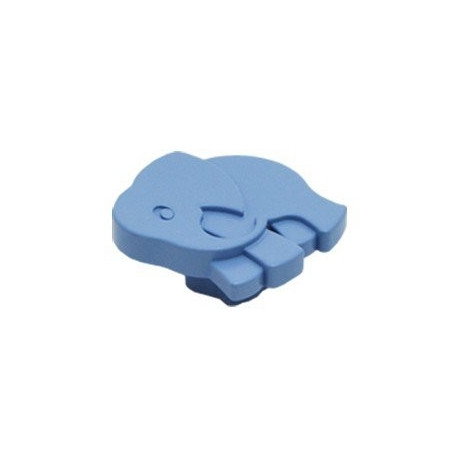Plastová knopka Slon Modrá