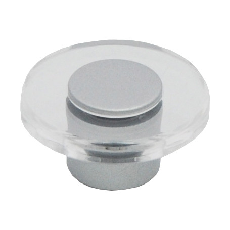 Nábytkový úchyt 414 - Chrom matný / transparentní