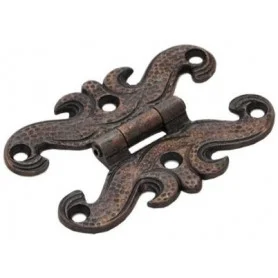 Ozdobný nábytkový závěs Emanuel Patina tmavá