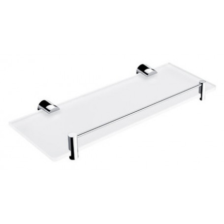 Skleněná police s držáky a ohradou NIMCO BORMO 300 mm