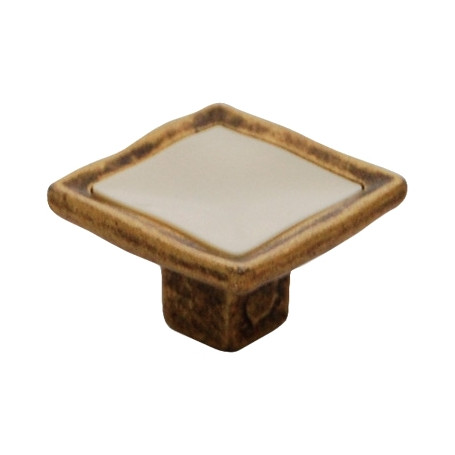 Nábytkový úchyt VALENTÍN - Patina na mosazi