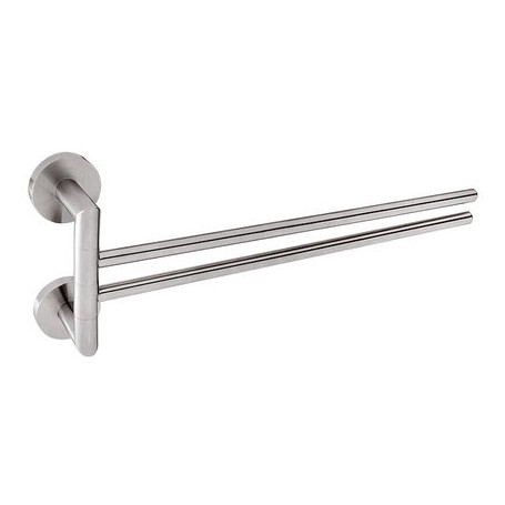 Dvojitý sklopný držák na ručníky NIMCO UNIX NEREZ UNM 13096-10