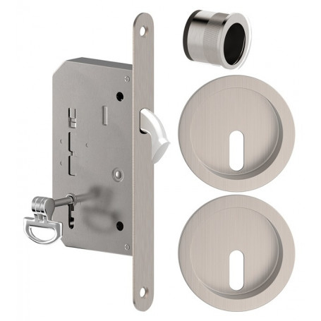 Set na posuvné dveře METAL-BUD - ONS - Nikl broušený