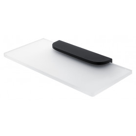 Skleněná police s držákem NIMCO NIKAU BLACK NKC 30091B-20-90