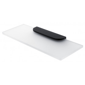 Skleněná police s držákem NIMCO NIKAU BLACK NKC 30091B-30-90