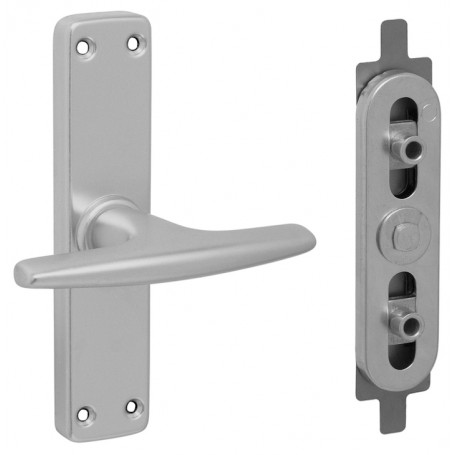 Okenní rozvora s mechanismem LUCIA - Stříbrná matná