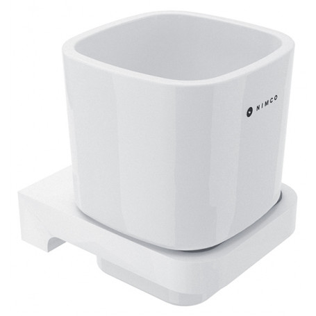 Pohár na zubní kartáčky NIMCO MAYA WHITE MAB 29058K-05