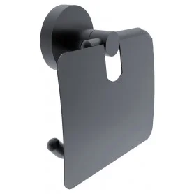 Držák na toaletní papír s krytem NIMCO UNIX BLACK