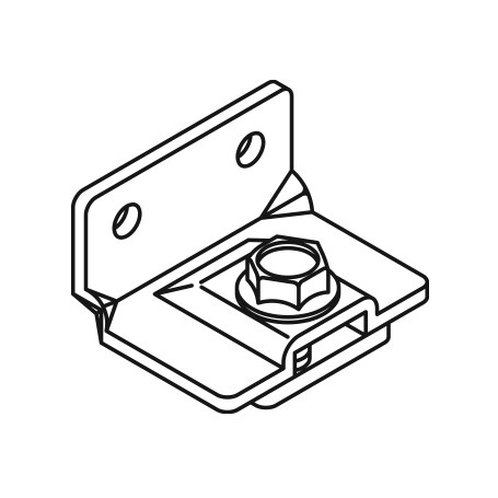 Úchyt pro montáž kolejnice na zeď LEGGERA