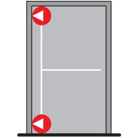 DORMA PHA 2000 Dvoubodové horizontální zajištění