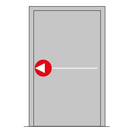 DORMA PHA 1102 Jednobodové horizontální zajištění D1/1B