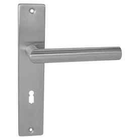 Klika MPK FAVORIT - SH - Broušená nerez (BB - otvor pro klíč)