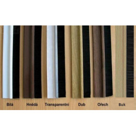 Samolepící těsnění dveří se štětinami