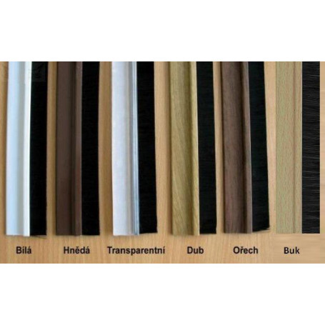 Samolepící těsnění dveří se štětinami