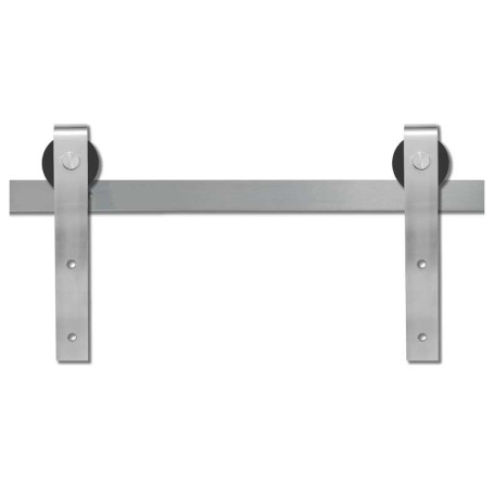 Kování na posuvné dveře RETRO nerez