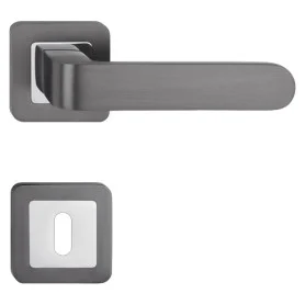 Klika METAL-BUD RIO - HR - OC / G - Chrom lesklý / grafit