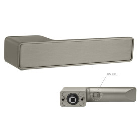 Klika na dveře MPK GRANDERA IN LOCK - RT - Nikl matný