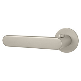 Kľučka na dvere TUPAI ROUND - R 7S 3957 (s uzamykaním) - Nikel matný