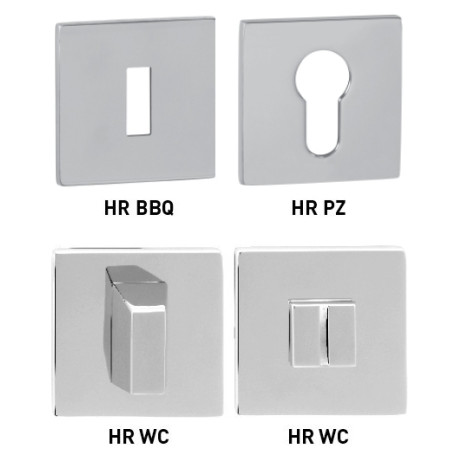 Rozeta MP - HR SQ6 - Chrom lesklý