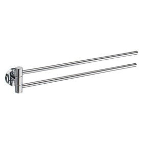 Dvojitý sklopný držák na ručník SMEDBO HOME - Chrom lesklý