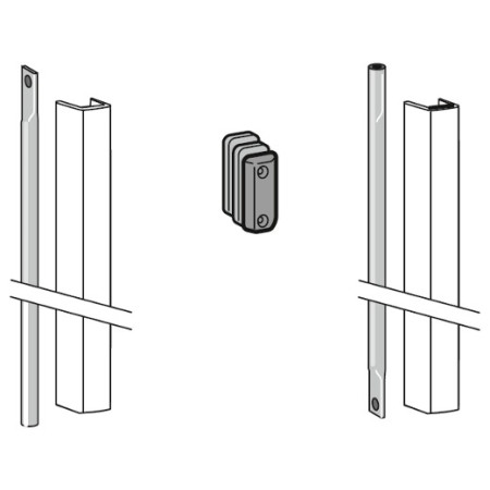 DORMA PHX 04 F - Set závory s krytem pro křídlo dveří s výškou 2270 mm