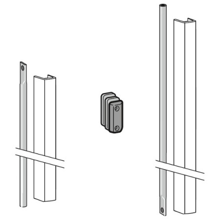 DORMA PHX 05 F - Set závory s krytem pro křídlo dveří s výškou 3400 mm