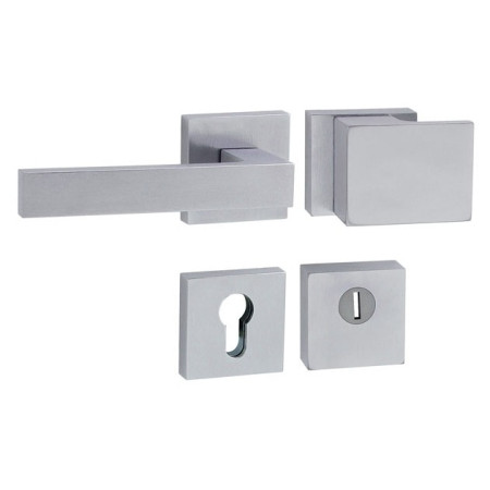 Bezpečnostní klika TUPAI CUBO/SQUARE - HR 3230/2275 - Chrom broušený