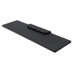 Skleněná police s držákem IXI NIMCO NIKAU BLACK NKC X350-C-90