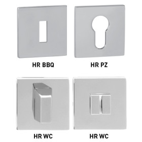 Rozeta MP - HR SQ6 - Chrom lesklý