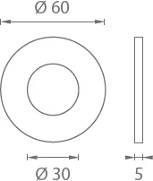 Mušle na skleněné posuvné dveře JNF IN.16.552.A