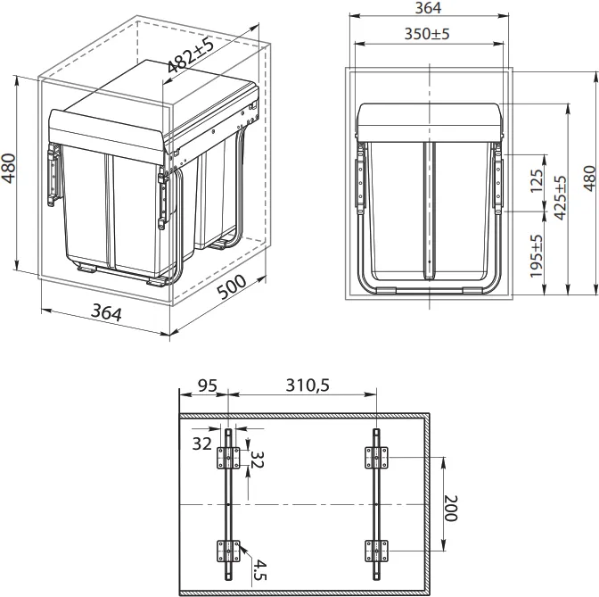 GTV PRACTI ECO 400 DOOR