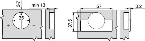 BLUM CLIP TOP -30° III°