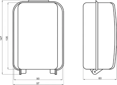 Sejf na klíče s číselným kódem voděodolný